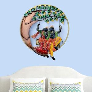 Decoración Circular de Pared con Diseño de Radha Krishna, Ideal para Decoración de Paredes y Regalos - Product Image 5