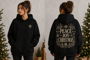 Christmas Graphic Hoodie Winter Oversized Fleece Sweatshirt Unisex Cozy Holiday Pullover Streetwear Fashion Wholesale Apparel - Product Image 4