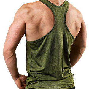 Camiseta sin mangas para hombre al por mayor, ligera, de verano, para gimnasio, con logo personalizado, de algodón, transpirable, estilo casual - Product Image 6
