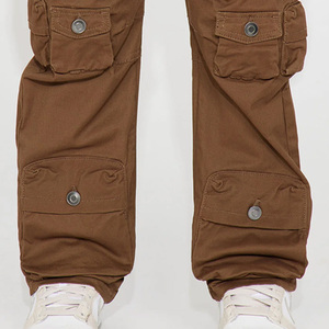 กางเกงคาร์โก้แฟชั่นสำหรับเด็กกางเกงคาร์โก้ผ้าฝ้ายสีพรีเมี่ยมกางเกงคาร์โก้เข้ารูปใส่สบาย - Product Image 6