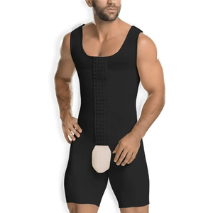 Customized Men's Slimming Thermal Full Body Shaper Seamless Compression <b>Shapewear</b> Breathable Spandex Quick Dry - Product Image 1