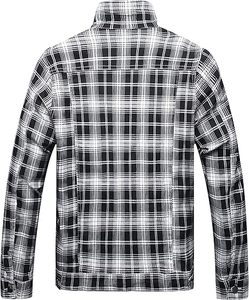 Wholesale Custom Logo Front 100% Cotton Casual Men's Winter Jeans Jacket 280g Breathable Eco-Friendly Quick Dry Outdoor Use - Product Image 5