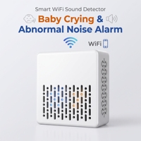 Détecteur de pleurs de bébé intelligent WiFi, capteur sonore, moniteur de bruit domestique, alarme à distance, détecteur de sons anormaux pour la maison