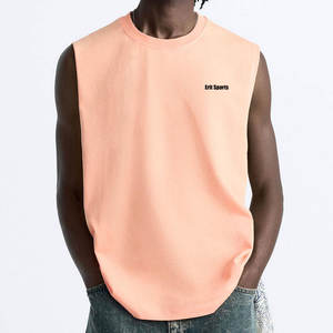 เสื้อยืดแขนกุดสไตล์คลาสสิกสำหรับผู้ชาย ผ้าฝ้าย 100% สวมใส่สบาย ระบายอากาศได้ดี - Product Image 3