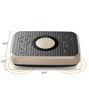 Macchina per Esercizi Total Body, Drenaggio Linfatico, 120 Livelli di Velocità, Pedana Vibrante per Allenamento, Piattaforma Fitness - Product Image 4