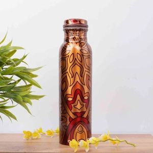 Handcraft Floral <b>Printed</b> Stainless Steel Insulated Water Bottle Reusable Travel Drinking Bottle For Home And <b>Office</b> - Product Image 3