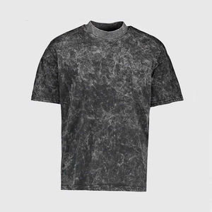 Camiseta Acid Wash 100% Algodón para Hombre, Camiseta Lisa con Lavado Ácido Personalizable - Product Image 5