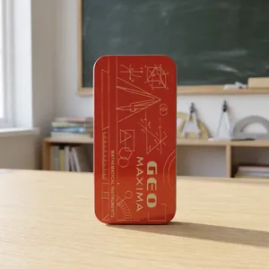 Most Selling Vikas GEO MAXIMA Geometry <b>Box</b> Durable <b>Metal</b> Case Geometry <b>Tool</b> Kit with Essential Mathematical Instruments - Product Image 4