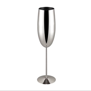 Black Stainless Steel <b>Wine</b> <b>Goblet</b> Insulated Metal Cocktail Glass for Hotels, Restaurant, Weddings, Parties. - Product Image 3