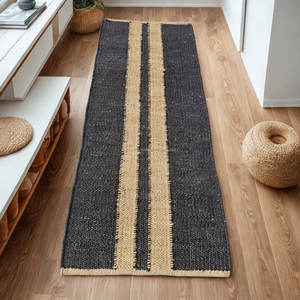 Handloom Jute Tapis Géométrique Eco Conscious Artisanal Flatweave Tapis Parfait Pour Les Importateurs De Décoration Intérieure - Product Image 6
