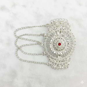 Peigne à cheveux MOLL JEWELLERS fait main, écologique, étanche, élégant, mini animaux, en alliage, coquille, pompon, perles, strass, 15 cm - Product Image 6