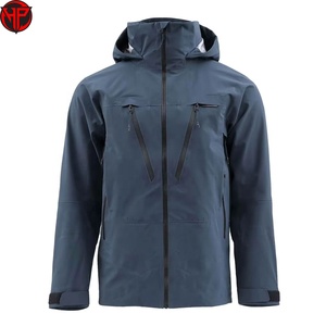 Veste de pêche 2 pièces pour homme, coupe-vent, imperméable, pour la randonnée, la pluie, avec fermeture éclair, respirante, pour le camping et les excursions - Product Image 1