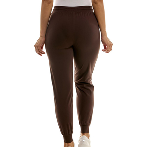 กางเกงวอร์มขายดีสำหรับผู้หญิง เอวสูง แต่งแถบข้าง ทรงจ็อกเกอร์ คุณภาพสูง พร้อมเชือกผูก - Product Image 6