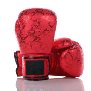 Guantes de Boxeo Personalizados con Logotipo, Servicio OEM de Producto de Marca, Guantes de Boxeo de Piel Sintética PU para Entrenamiento, Unisex - Product Image 3