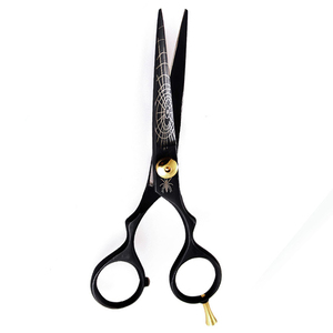 Ciseaux de coiffure en acier inoxydable allemand, lames droites et affûtées, pour usage domestique et professionnel en salon. - Product Image 5