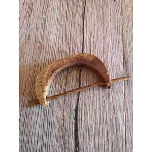 Épingle à cheveux en bois vintage faite à la main, écologique, mode, artisanat en bambou et en bois, bâtonnet à cheveux - Product Image 6