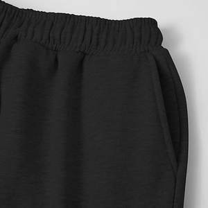 Custom OEM Men's Heavyweight Breathable Regular Customized Color Mid Black Nylon <b>Warm</b> Distressed Wide Leg Pants Autumn Casual - Product Image 5
