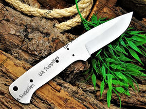 มีดทำมือเหล็กคาร์บอนสูง 1095 คมกริบ 58 HRC ปรับแต่งได้ตามต้องการ OEM/ODM/OBM ขายส่ง ใบมีดทรง Drop Point สำหรับตั้งแคมป์และล่าสัตว์ - Product Image 4