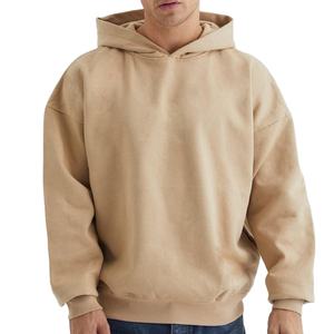 Sweat à capuche personnalisé Vintage peinture mélangée lavage à l'acide poids lourd soleil délavé bases coton éponge française surdimensionné hommes à capuche bases - Product Image 3