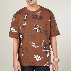 T-shirt décontracté tendance pour homme, 100% coton, coupe classique, respirant, confortable, léger, tee-shirt surdimensionné - Product Image 1