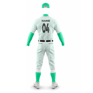 Youth and Adult Uniform Factory Wholesale Low Price Customization Striped Design All Season Softball <b>Baseball</b> Uniform Clothes - Product Image 3