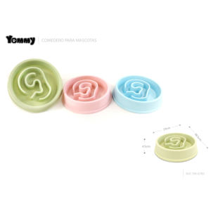 Ciotola per Animali Domestici Yommy 15cm, Mangiatoia in Ceramica Colorata per Gatti e Cani - Product Image 2