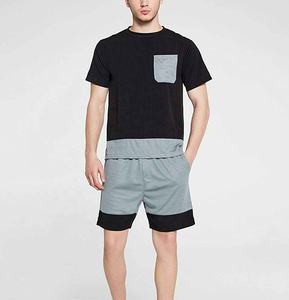 Ensemble d'été pour hommes-T-shirt à manches courtes-Ensemble deux pièces de fitness-Survêtement décontracté - Product Image 2