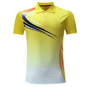 High Quality Custom Hot Sublimated Badminton T Shirts Jersey 100% Polyester Quick Dry <b>Table</b> Tennis Tops Uniforms - Product Image 2