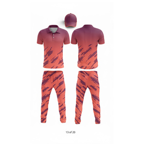 OEM Custom Sublimation <b>Cricket</b> Uniform Manufacturer| Men Women Youth <b>Cricket</b> Wears Polo Shirt and Trouser Full Team Outfit - Product Image 2