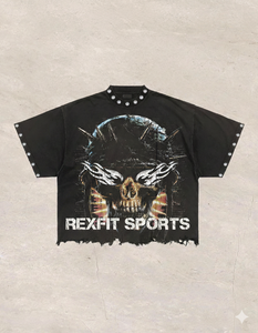 เสื้อยืดแห้งเร็ว ลูกค้าต้องการมากที่สุด งานสกรีนโลโก้ด้วยคริสตัลแบบกำหนดเอง เสื้อผ้าสตรีทแวร์ ดีไซน์สวยที่สุด เสื้อยืดทรงครอปแบบบ็อกซี่ - Product Image 1