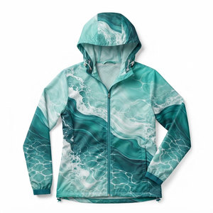 Casual <b>Women</b> Windbreaker <b>Jacket</b> Hooded <b>Lightweight</b> Sportswear Zip Closure Breathable Fabric Comfortable Fit Side Pockets - Product Image 1