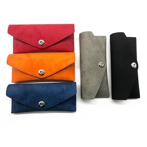 Distressed Leather Sunglasses <b>Case</b> Vintage Style Eyewear Protector Genuine Leather Wholesale Pouch LGC-0079 - Product Image 6