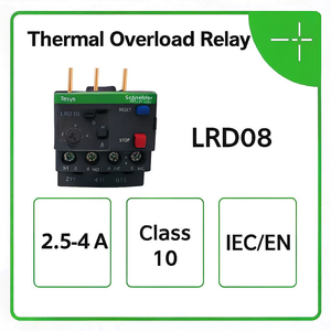 Relais de surcharge thermique Schneider TeSys LRD08 2,5 à 4A Protection fiable du moteur Installation facile classe 10A serrage à vis - Product Image 5