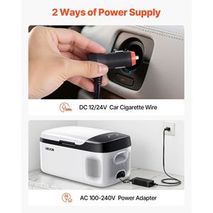 Frigorifero per Auto DC 12/24V AC100-240V - Gamma di Raffreddamento -4-68 Gradi F, Compressore Elettrico, Controllo APP 16 Funzioni - Product Image 6