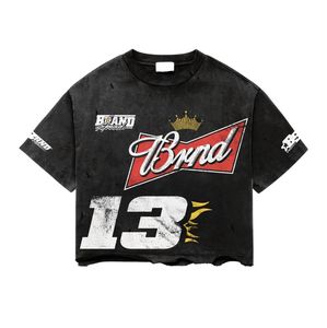 Camisetas de Hombre Oversize de Corte Holgado de la Mejor Calidad, Fabricación Personalizada de Fábrica 2026, Camisetas con Estampado Personalizado y Bajo Desgastado - Product Image 2