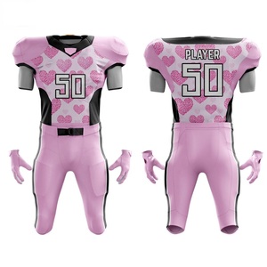 Uniforme de Fútbol Americano de Manga Corta con Estampado Transpirable de Alta Calidad y Diseño Moderno para Hombres Adultos, Precio al por Mayor, Mejor Calidad - Product Image 1