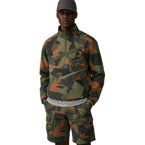 Conjunto de Chaqueta Cortavientos Ligera de Nailon Impermeable con Contraste de Color Personalizado, Conjunto de Dos Piezas de Alta Calidad en Venta - Product Image 6