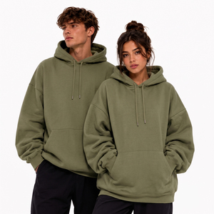 Fabricant de sweats à capuche personnalisés unisexes, sweats à capuche épais et surdimensionnés de haute qualité en coton, sweats à capuche unisexes épais et surdimensionnés - Product Image 6