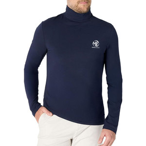 Contemporary Casual Clothing High <b>Neck</b> Stretch Long Sleeve Top for Cool Season <b>Men</b> <b>Turtle</b> <b>Neck</b> Shirt - Product Image 1