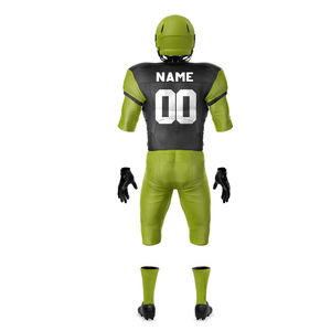 Ensemble maillot et short de football américain à prix abordable, qualité supérieure, respirant, uniforme de football américain pour les équipes. - Product Image 3