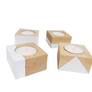 Resin & Wood Handmade Decorative <b>Candlestick</b> <b>Holder</b> with Aromatherapy Candle for Home Decoration and Relaxation Craftera Exports - Product Image 4