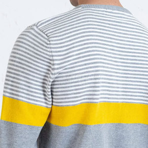 Pull en tricot décontracté pour homme de qualité supérieure, avec fonction anti-rétrécissement, logo sur le devant, en coton/laine, finition durable - Product Image 6