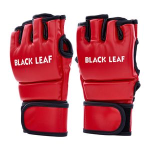 Gants de MMA personnalisés en gros, gants de grappling demi-doigts, gants d'entraînement, gants de sport, OEM, marque privée - Product Image 3