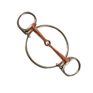 SPALL JP SPORTS OEM - Bocado Profesional de Acero Inoxidable para Carreras de Caballos, Boquilla de Cobre Lisa, Diseño Personalizado, Alta Calidad - Product Image 3