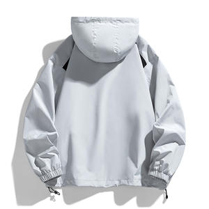 Chaqueta Cortavientos Deportiva Personalizada con Logotipo para Hombre, Chaqueta Deportiva con Cierre Completo para Gimnasio, Correr, Deportes, Moda - Product Image 3