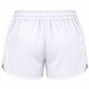 Shorts de performance pour femmes Sigma Gamma Rho, blancs, avec lettres grecques, pour entraînement athlétique, course à pied, gym, shorts de sport personnalisés pour sororité - Product Image 2