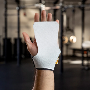 Unisex Leather Hand Grip for Weightlifting Gym Padded Palm Grips for Pull Ups Rows Fitness <b>Training</b> session Gear Supplier - Product Image 2