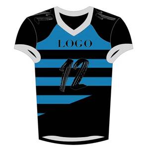 Uniforme de Fútbol Americano Sublimado con Diseño Personalizado Profesional, Patrón Sólido, 100% Poliéster, Conjuntos de Jersey de Manga Corta - Product Image 2