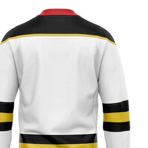 Mens Custom Ice Hockey Uniform Long Sleeve Breathable Jersey Lightweight Sports Shirt For Team Practice Matches And <b>Athletic</b> - Product Image 6