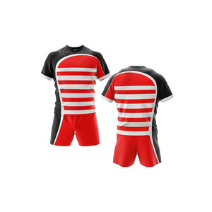 Uniforme de rugby pour hommes de haute qualité Maillot antibactérien imprimé de logo personnalisé Style d'ensemble de sublimation respirant - Product Image 4